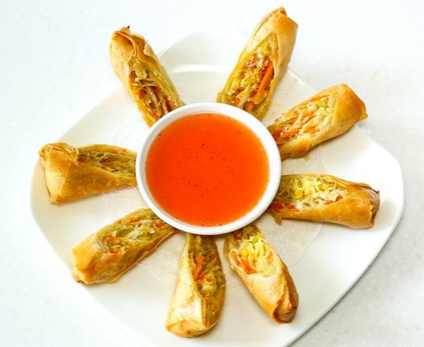 Order Veggie Egg Rolls food online from Thai House Express On Castro store, San Francisco on bringmethat.com