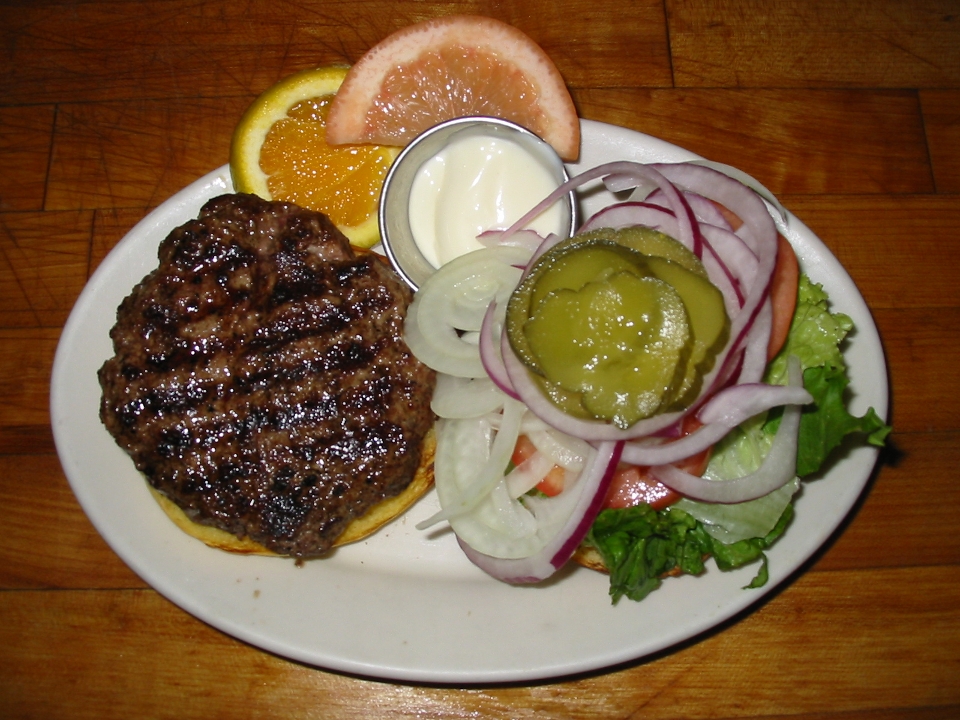 Order Hamburger food online from Rockridge Cafe store, Oakland on bringmethat.com