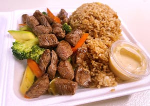 Order 03. Hibachi Steak food online from Jasper Hibachi Express & Sushi store, Springdale on bringmethat.com