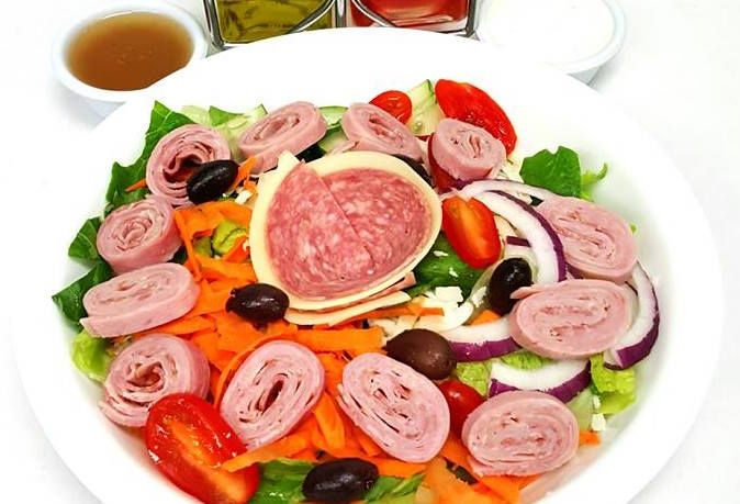Order Chef Salad food online from Nostra Pizza store, Greensboro on bringmethat.com