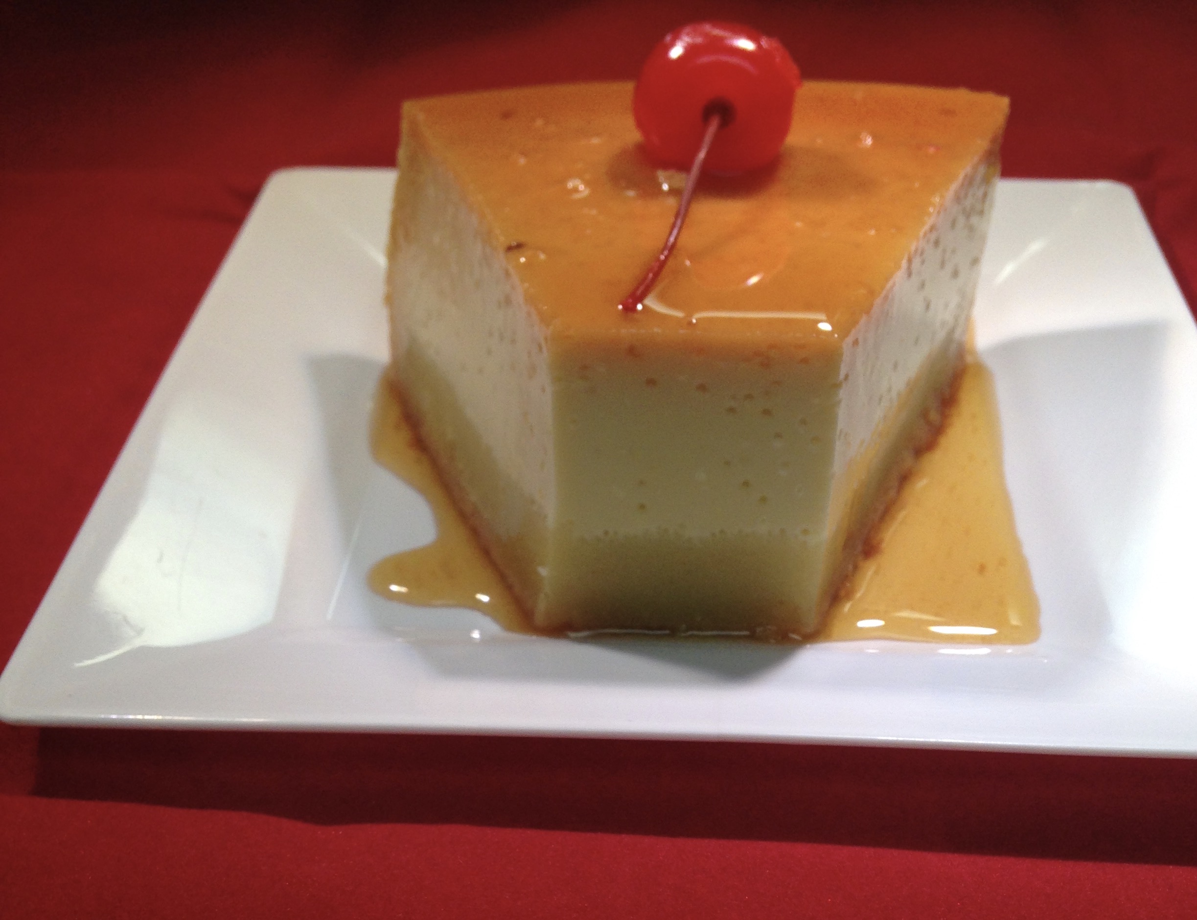 Order Flan food online from El Sabor Tropical Restaurant store, Paterson on bringmethat.com