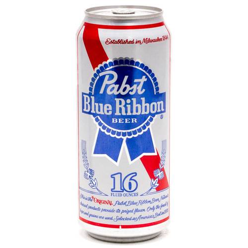 Order Pabst Blue Ribbon, 6pk- 16oz can beer (4.6%) food online from Mimi Liquor store, Joliet on bringmethat.com