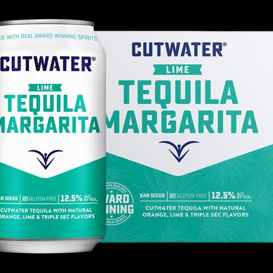 Order Cutwater Lime Tequila Margarita | 12% abv food online from Pink Dot store, Santa Clara on bringmethat.com