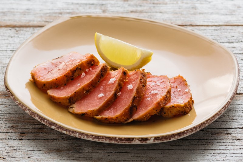 Order Wild Line Caught Ahi food online from Urban Plates store, Woodland Hills on bringmethat.com
