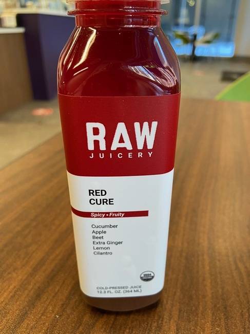 Order Raw Juice - Red Cure food online from Republic Coffee store, Denver on bringmethat.com