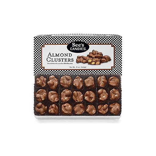 Order See's Almond Clusters (8 OZ) 126843 food online from Bevmo! store, Pasadena on bringmethat.com