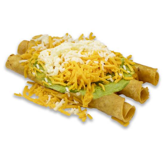 Order 3 Rolled tacos & guacamole food online from Viva Burrito store, Tucson on bringmethat.com