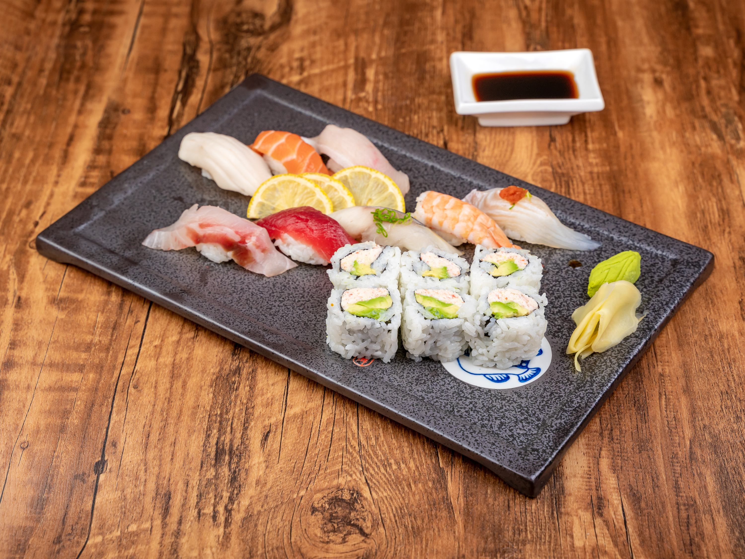 Order J1. Sushi Regular Special food online from Aji Ichi Japanese Restaurant store, San Bruno on bringmethat.com