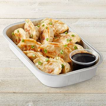 Order Pan-Seared Pot Stickers Party Tray food online from Tgi Fridays store, Bedford Park on bringmethat.com