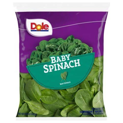 Order Dole · Baby Spinach (6 oz) food online from Shaw's store, Concord on bringmethat.com