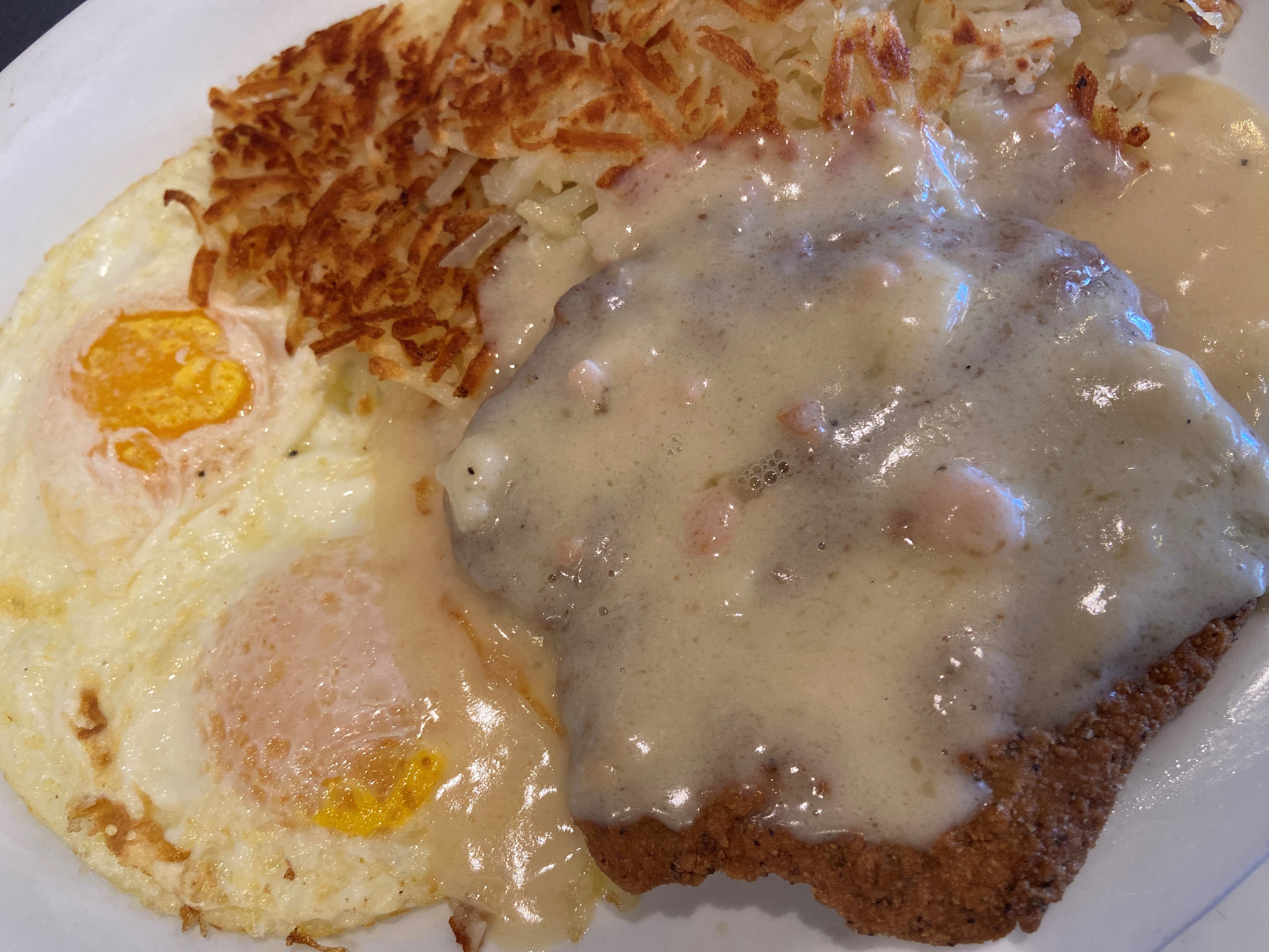 Order Chicken Fried Steak and Eggs food online from Pickles Deli store, Newbury Park on bringmethat.com