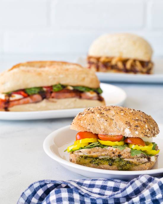 Order The Caprese Sandwich food online from American Natural store, Sewickley on bringmethat.com
