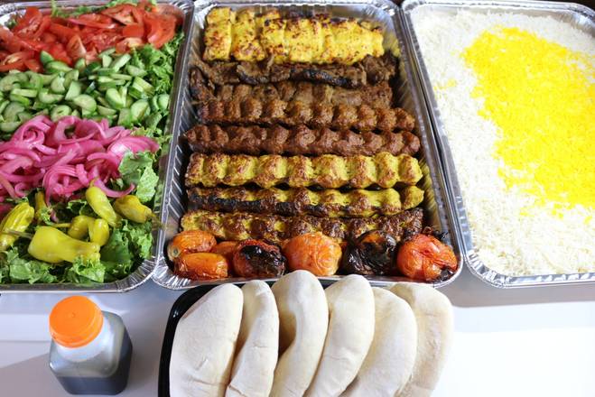Order Extra Large Family Platter food online from Chickpeas Mediterranean Cafe store, Las Vegas on bringmethat.com