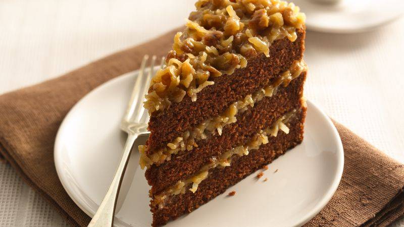 Order Handmade German Chocolate Cake Slice with Whipped Cream food online from Ny Popcorn store, New York on bringmethat.com