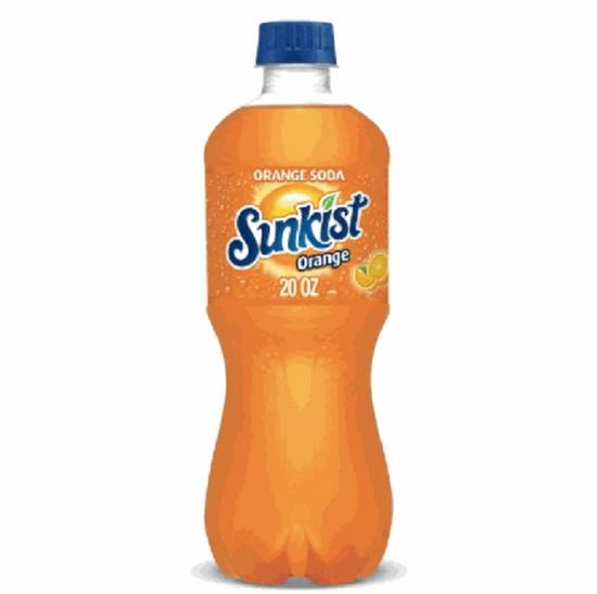 Order Sunkist Orange 20 Oz food online from IV Deli Mart store, Goleta on bringmethat.com