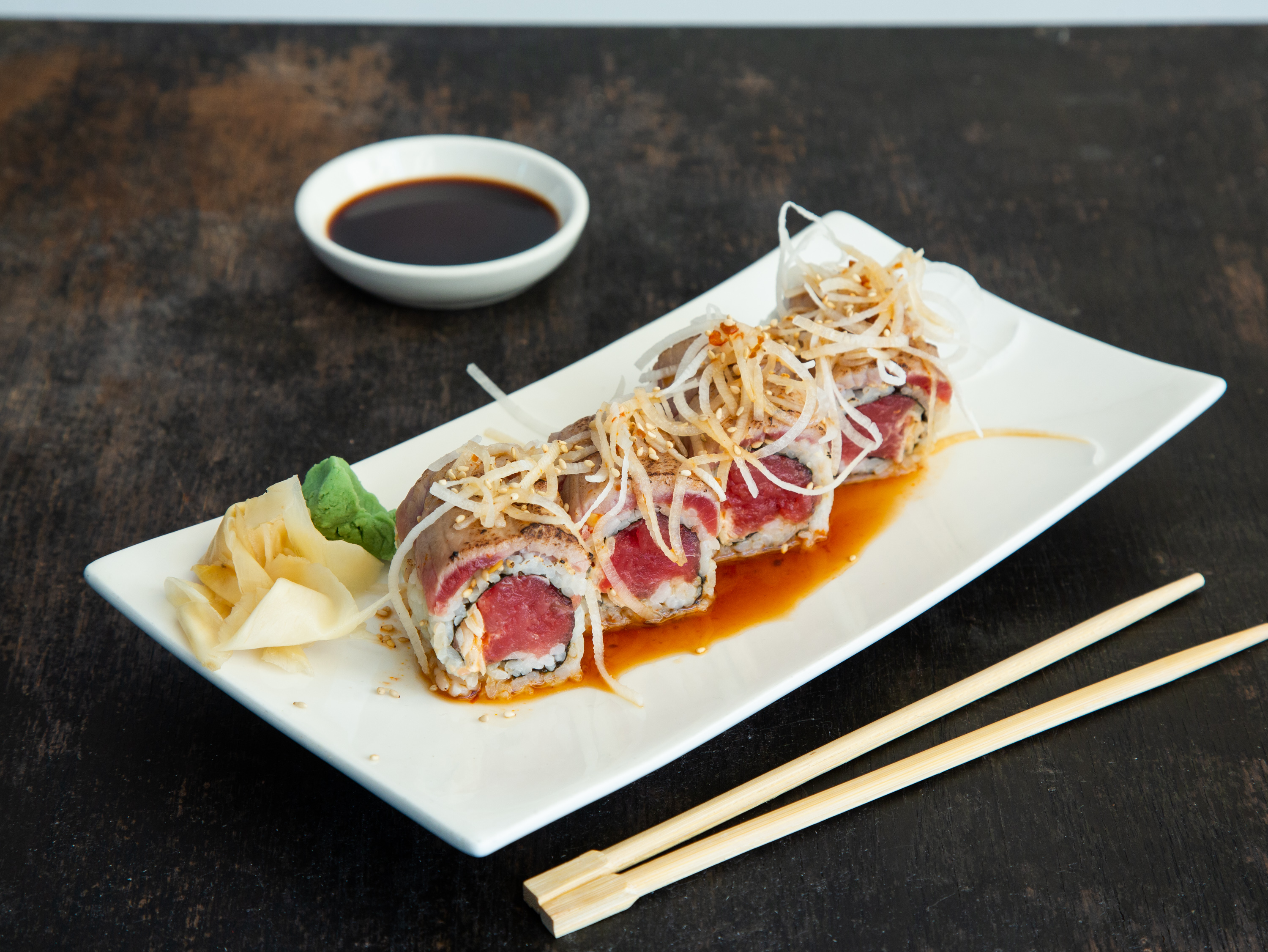 Order Tuna Lover Maki food online from Hoshiya Sushi store, Brighton on bringmethat.com