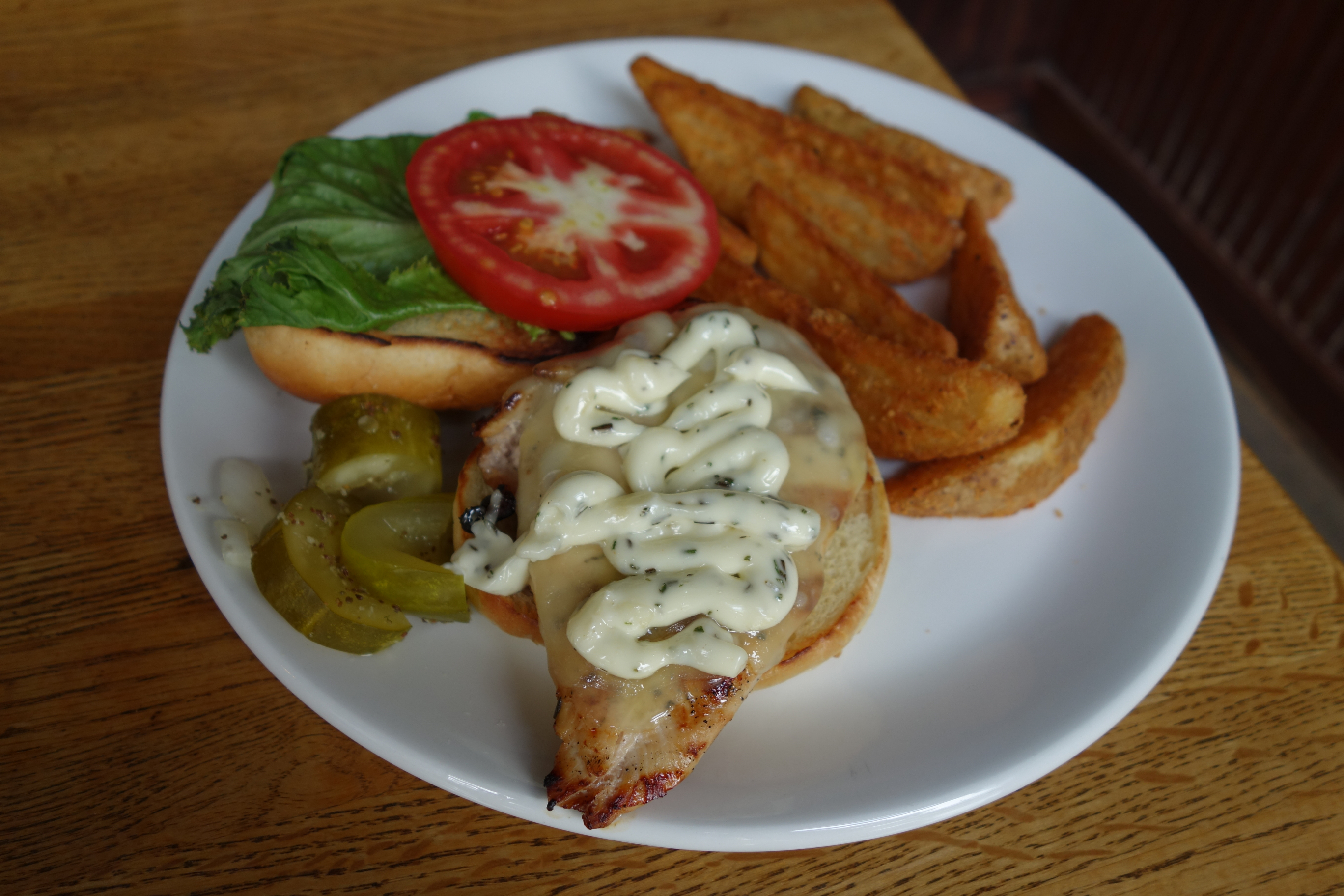 Order Tavern Chicken Sandwich food online from Barley's Brewing Company store, Columbus on bringmethat.com
