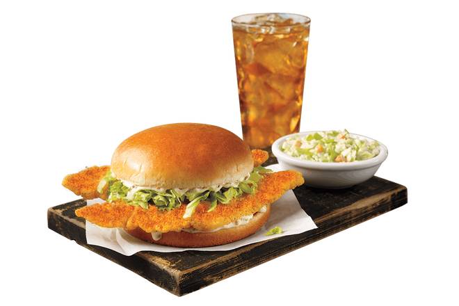 Order Cajun Catfish Sandwich Combo food online from Captain D's Seafood store, Atlanta on bringmethat.com