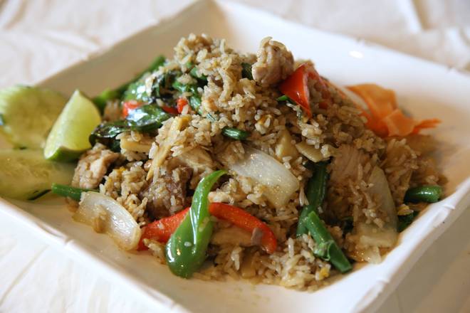 Order Green Curry Fried Rice food online from Panang South Okc store, Oklahoma City on bringmethat.com