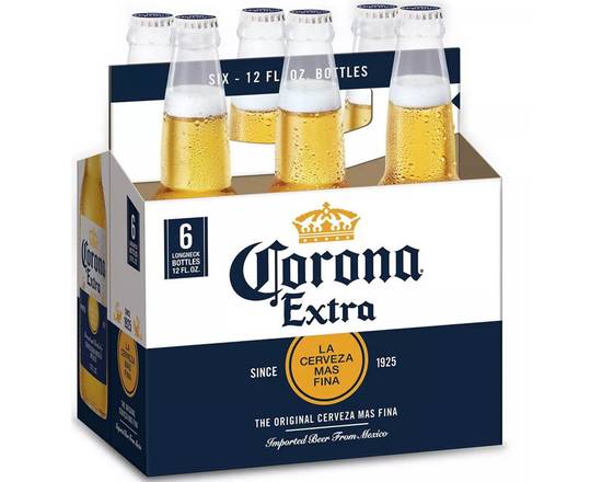 Order Corona Extra 6 Pack Bottles food online from Chevron Extramile store, Los Angeles on bringmethat.com