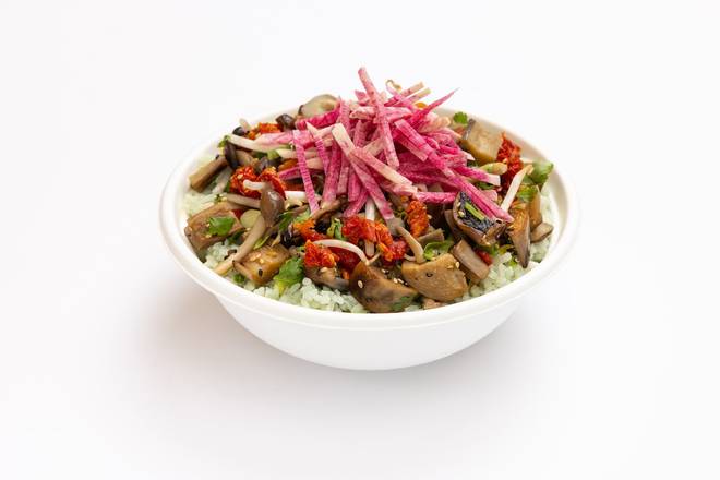 Order Miso Eggplant and Mushroom Poke Bowl food online from Sweetfin store, Costa Mesa on bringmethat.com