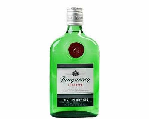 Order Tanqueray Imported London Dry Gin, 375mL bottle (47.3% ABV) food online from Central Liquor Market store, Los Angeles on bringmethat.com