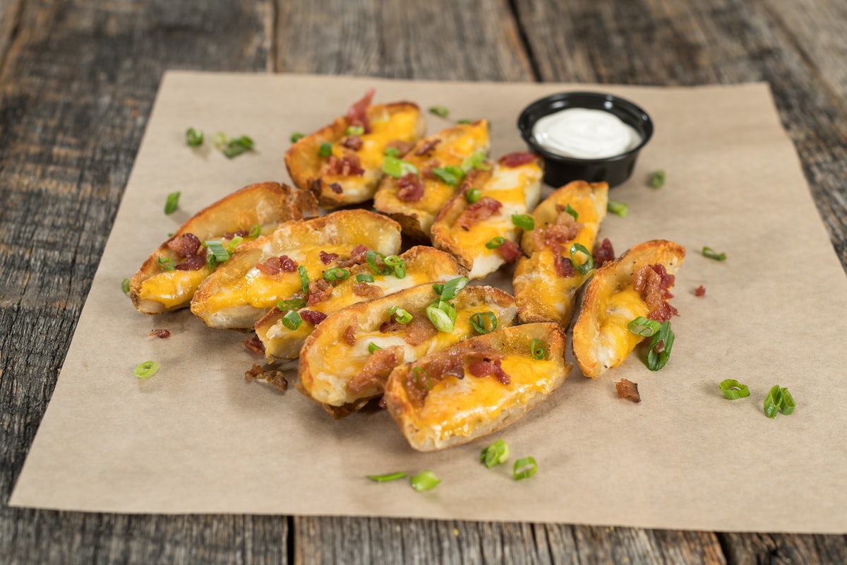 Order Potato Skins food online from Native Grill & Wings store, Mesa on bringmethat.com
