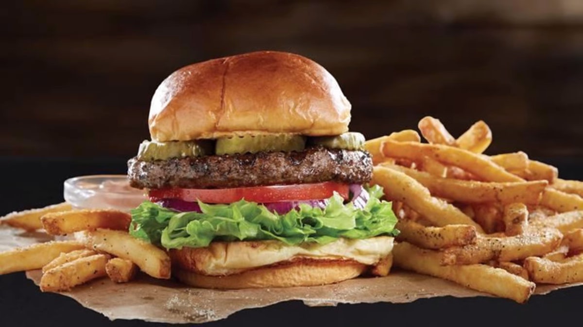 Order Classic Burger (1/3lb) food online from Sizzler store, Provo on bringmethat.com