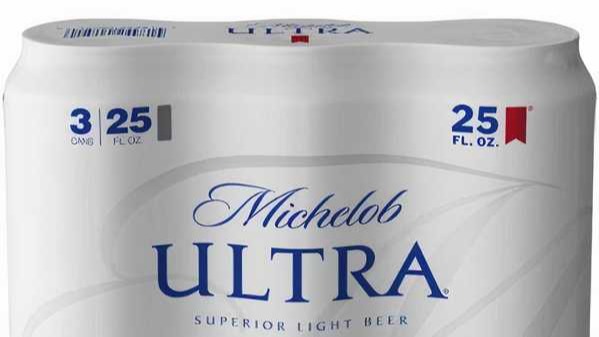 Order Michelob Ultra 3 Pack 25 oz Can food online from Rebel store, Pleasant Hill on bringmethat.com