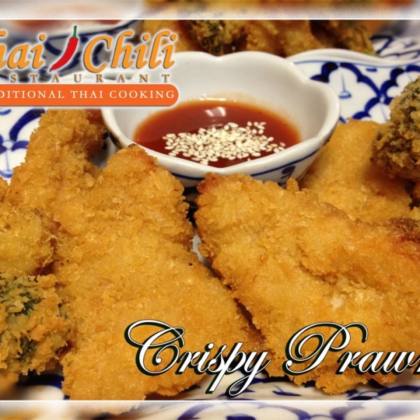 Order K12. Crispy Prawn food online from Thai Chili Restaurant store, Kent on bringmethat.com