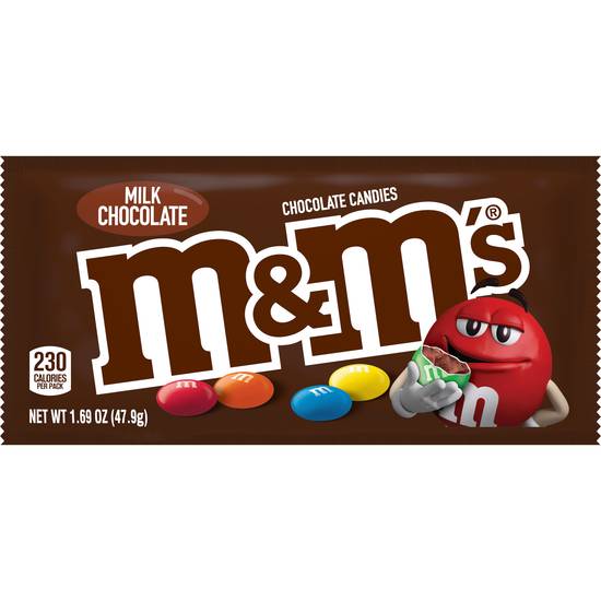 Order M&M'S Milk Chocolate Candy (1.69 oz) food online from Rite Aid store, Yamhill County on bringmethat.com