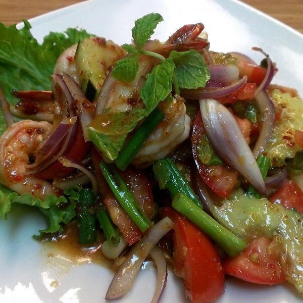 Order 3. Shrimp Salad food online from Little Thai Cafe store, Houston on bringmethat.com