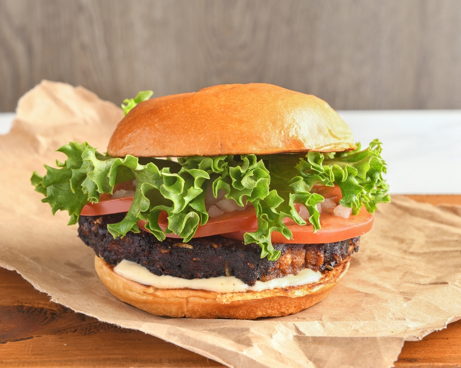 Order Vegetarian Burger food online from Char Burger & Creamery store, Bridgewater Township on bringmethat.com