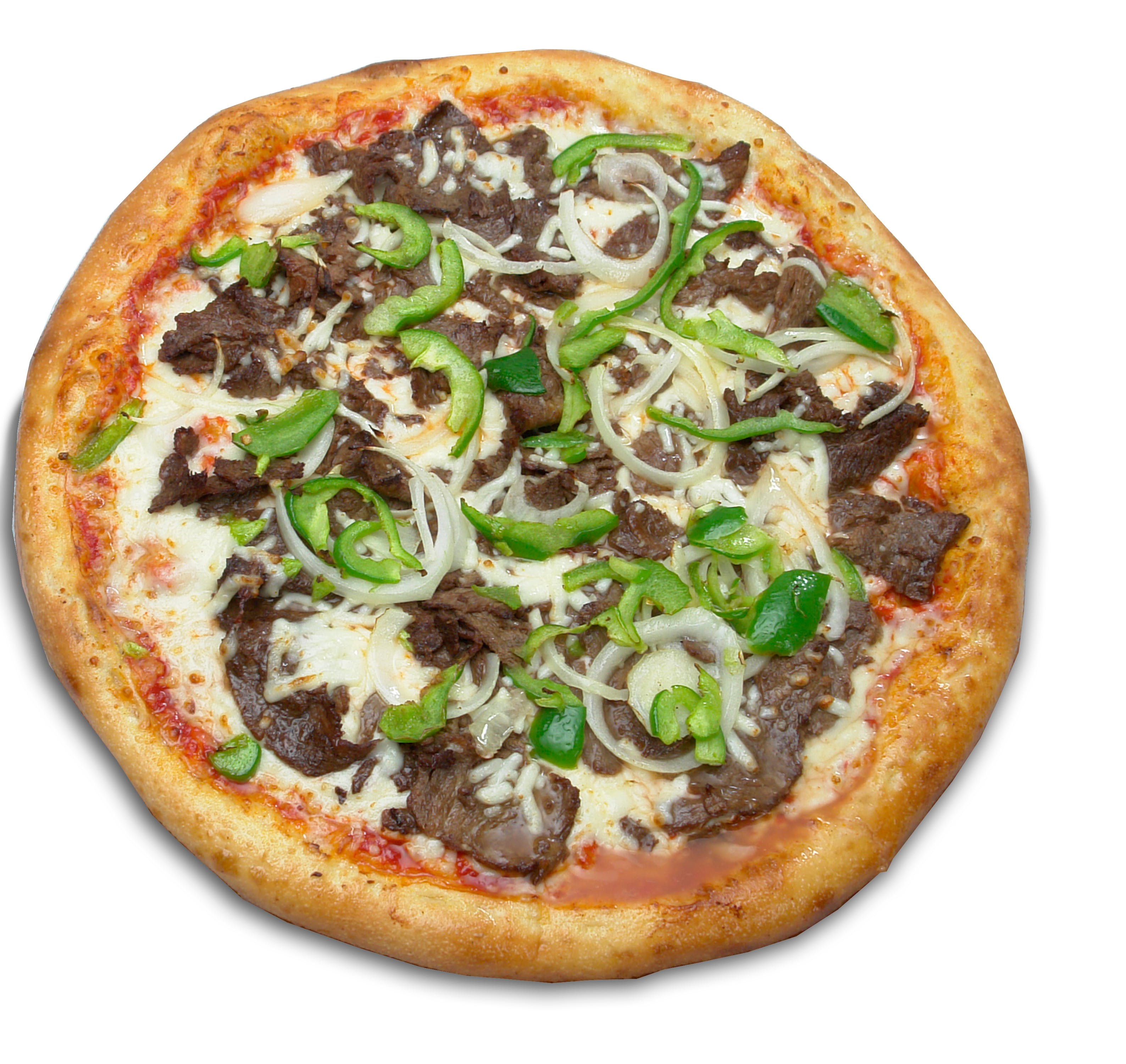 Order Philly Feast Pizza - Small 10" food online from Roma Pizza & Pasta store, Nashville on bringmethat.com