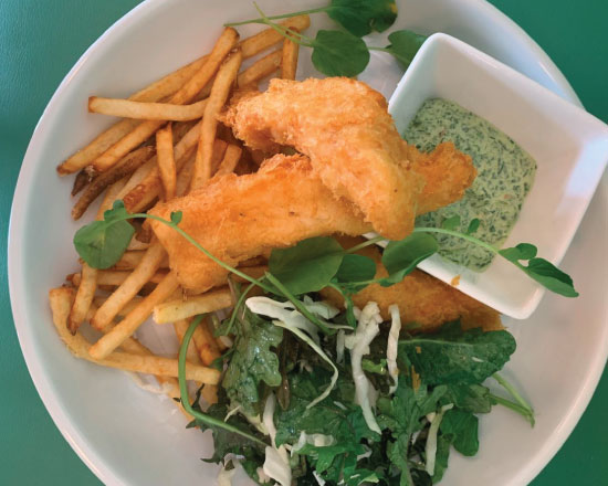 Order Fish and Chips food online from Lucky Bakehouse Café store, Boulder on bringmethat.com