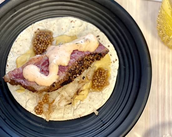 Order Pastrami Taco food online from South End store, New Canaan on bringmethat.com