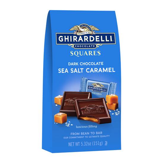 Order Ghirardelli Chocolate Squares Dark & Sea Salt Caramel (5.32 oz) food online from Rite Aid store, Eugene on bringmethat.com