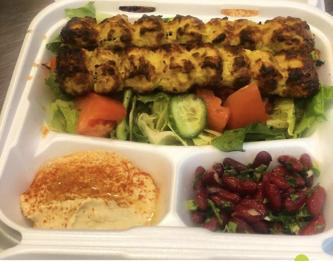 Order 21. Chicken Lule with Salad food online from Dream Kabob House store, Los Angeles on bringmethat.com