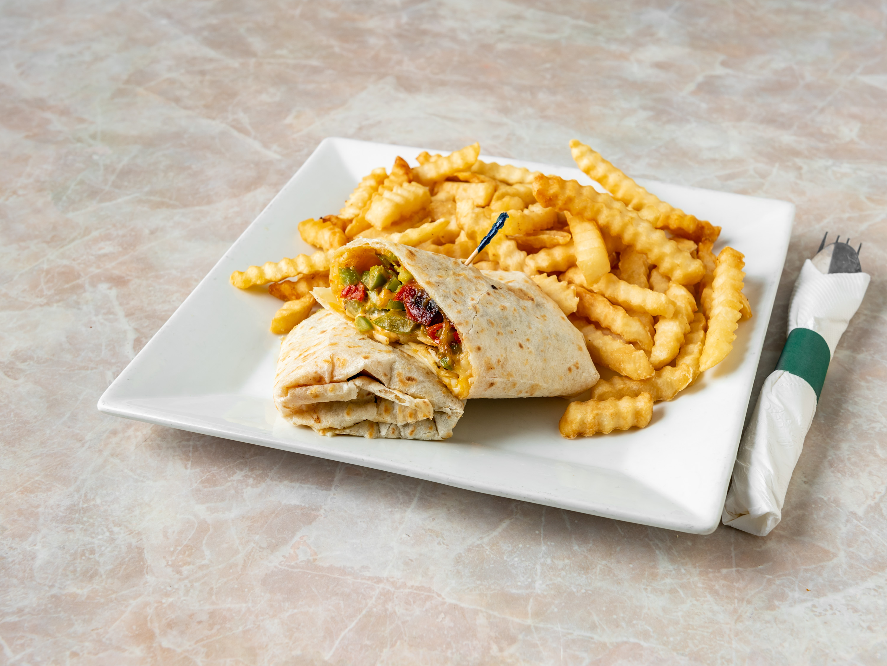 Order Chipotle Chicken Wrap food online from Silver Dollars Restaurant store, Elwood on bringmethat.com