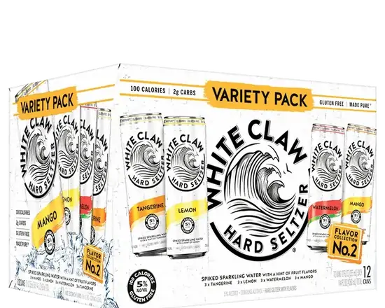 Order White Claw Hard Seltzer Variety #2 12pk-12oz Cans food online from Sousa Wines & Liquors store, Mountain View on bringmethat.com