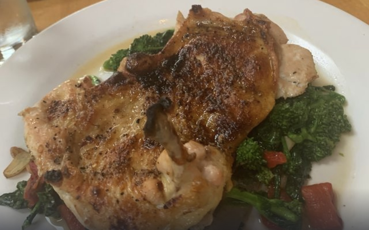 Order Fresh Cut Roasted Chicken food online from Cappuccino Cafe store, Brooklyn on bringmethat.com