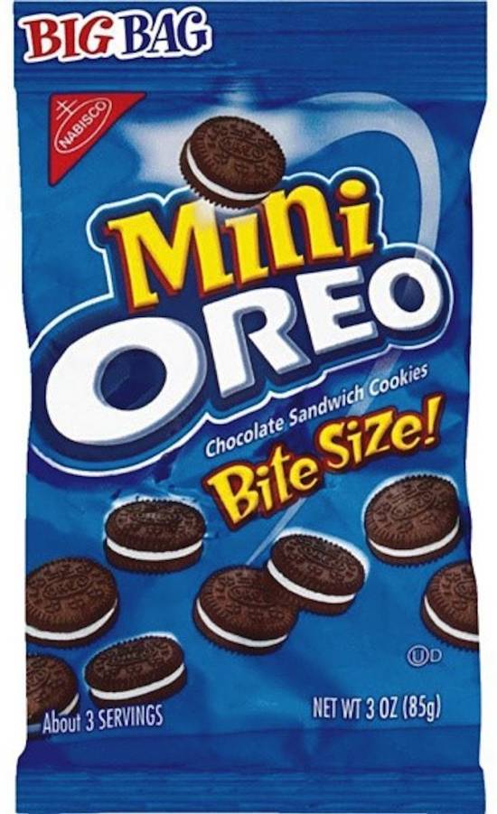 Order Oreo Minis Bag 3oz food online from Extra Mile 3062 store, Vallejo on bringmethat.com
