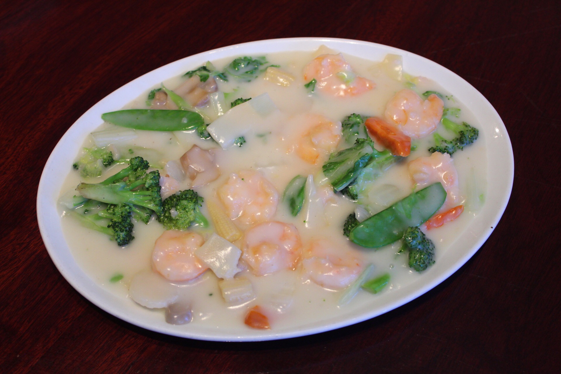 Order Shrimp with Cream Sauce food online from Abacus Inn store, Phoenix on bringmethat.com