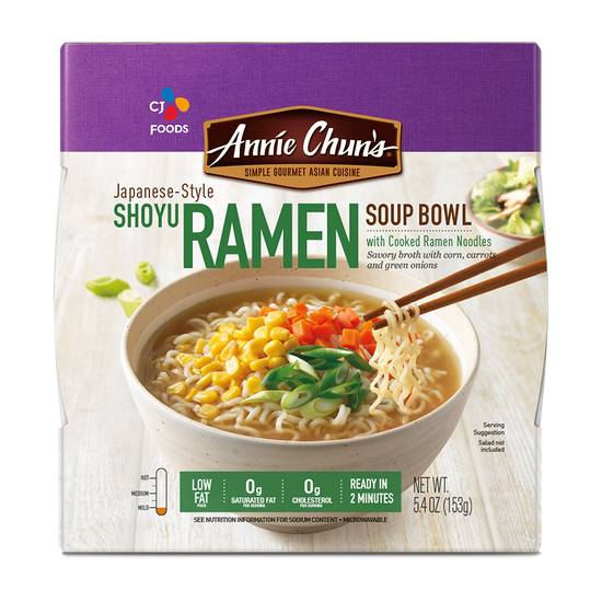 Order Annie Chun's Japanese-Style Shoyu Ramen Soup Bowl, 5.4 OZ food online from Cvs store, MISSION VIEJO on bringmethat.com