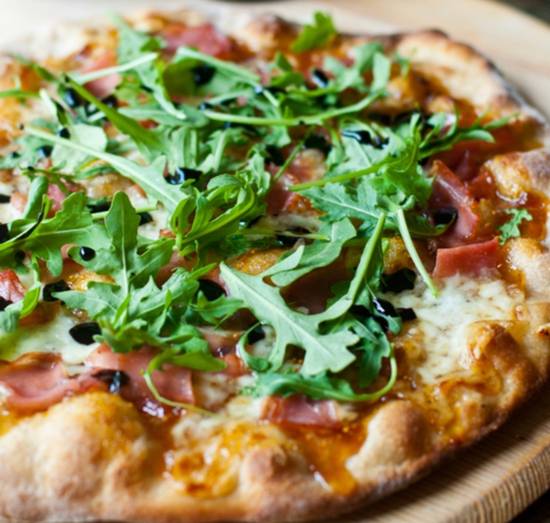 Order 14" Pizza Prosciutto food online from Pie In The Sky store, Baltimore on bringmethat.com