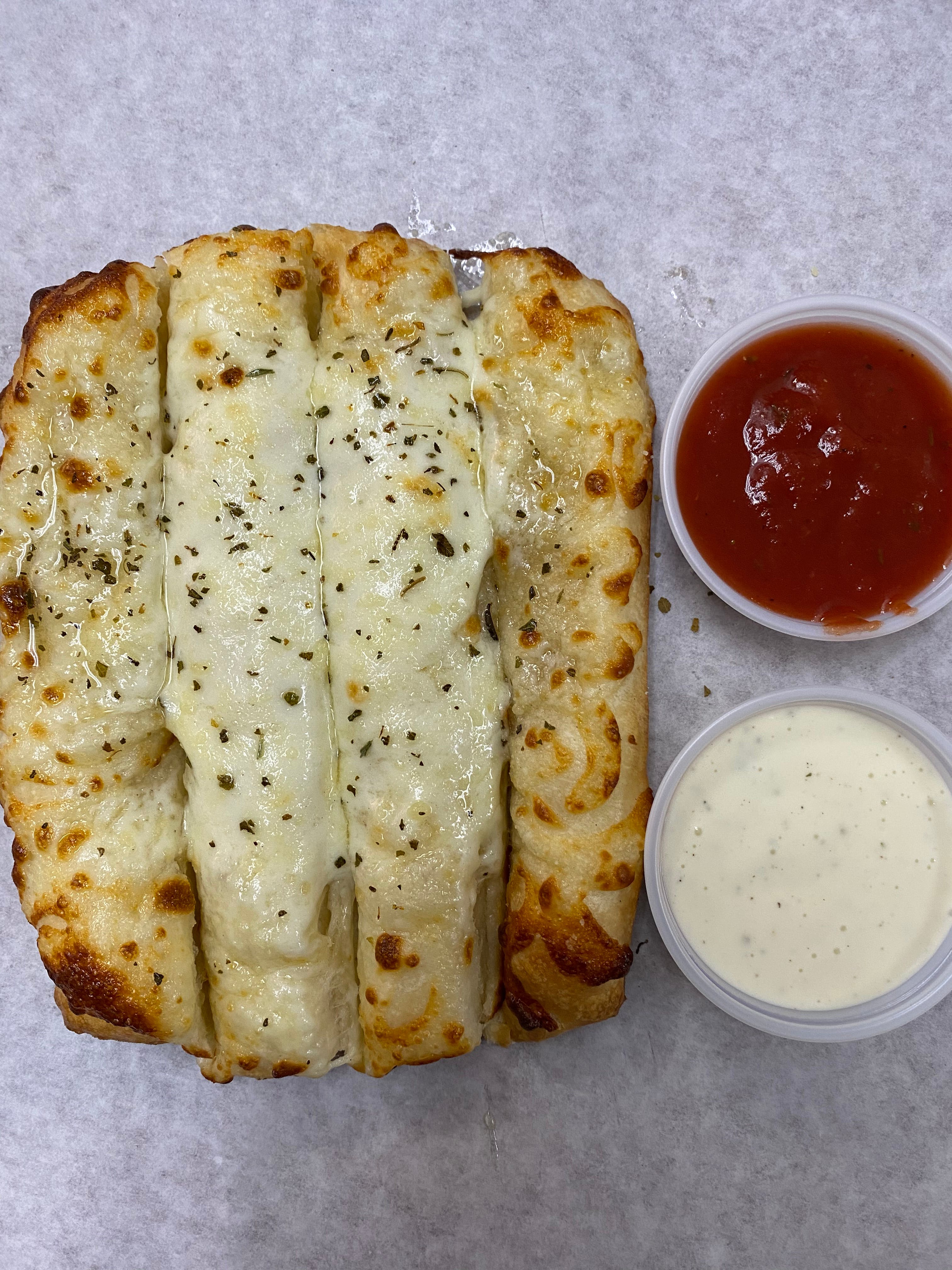 Order Cheesy Sticks - Small (4 Pieces) food online from I pizza store, Newark on bringmethat.com