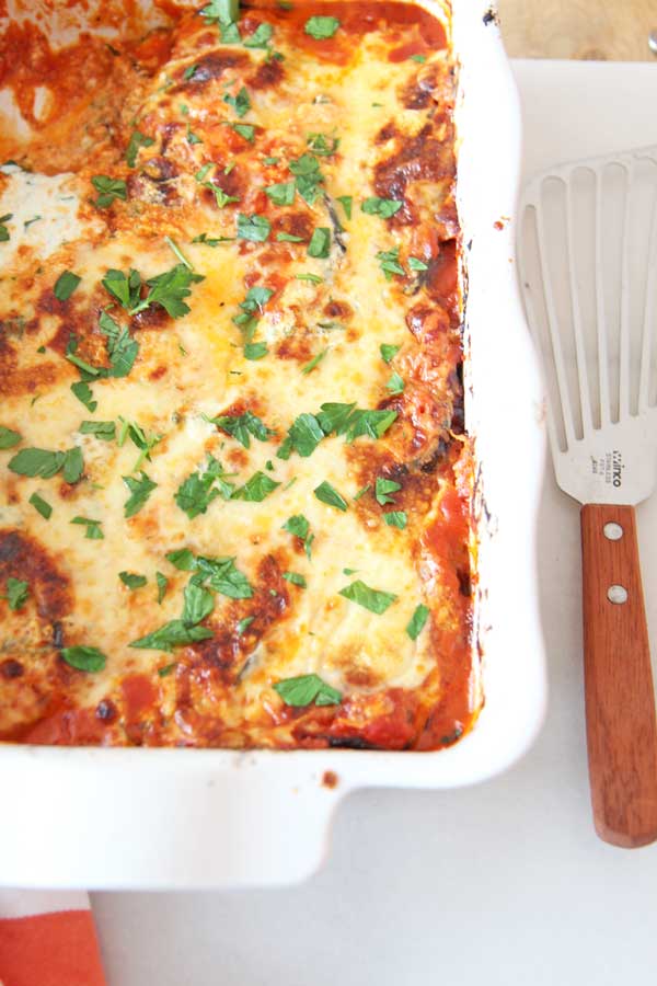Order Eggplant parmigiana  food online from Little Italy Pizza store, New York on bringmethat.com