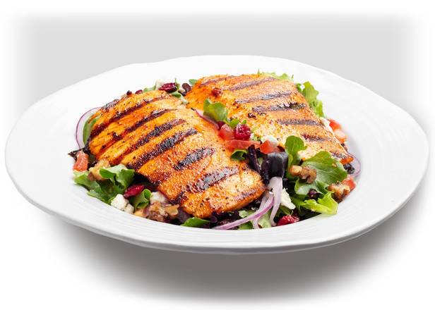 Order GRILLED SALMON WITH CALI MIX food online from California Fish Grill store, Valencia on bringmethat.com