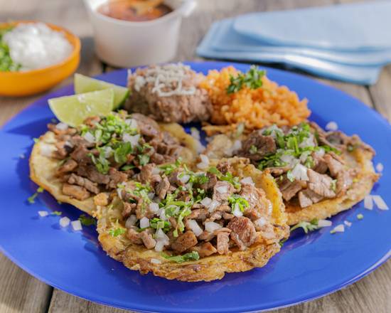 Order Quesi-Taco Plate food online from Arteagas Food Center store, San Jose on bringmethat.com
