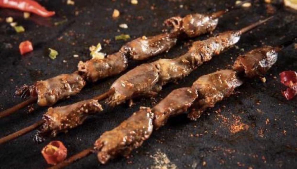 Order Chicken Heart Skewer 雞心串 food online from Teppan Bbq store, Pittsburgh on bringmethat.com